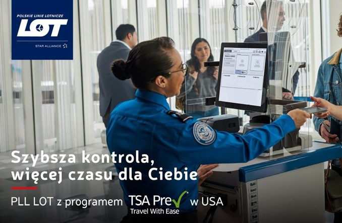 Polskie Linie Lotnicze LOT dołączyły do programu TSA PreCheck
