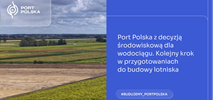 Port Polska z decyzją środowiskową dla wodociągu