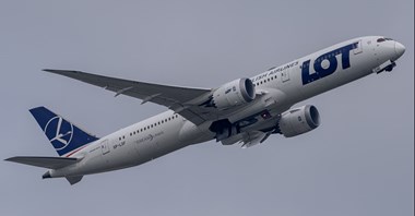 Dreamliner PLL LOT z premierem Polski poleciał do Indii