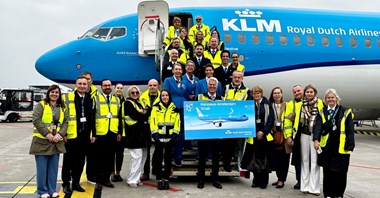 KLM świętuje 70 lat połączenia Warszawy z Amsterdamem