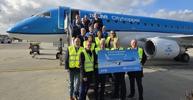 Trzeci codzienny lot KLM z Poznania do Amsterdamu