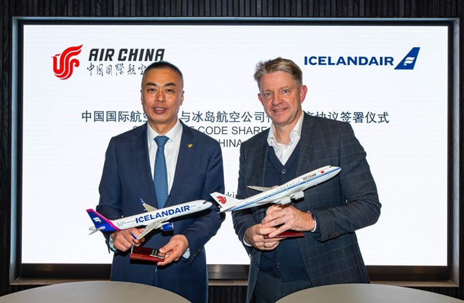 Icelandair i Air China nawiązały współpracę codeshare
