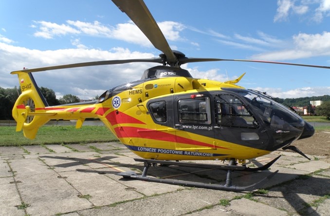 Łódź zyskała nowe lądowisko dla śmigłowca LPR