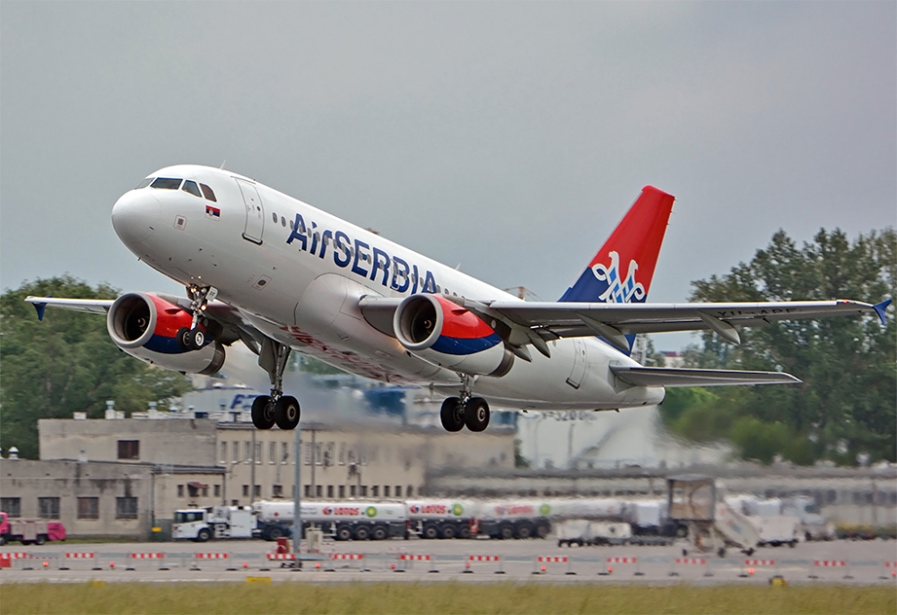 Air Serbia jednak zmniejszy liczbę lotów do Rosji
