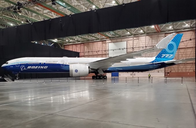 Boeing bez rozgłosu zaprezentował B777X (zdjęcia)