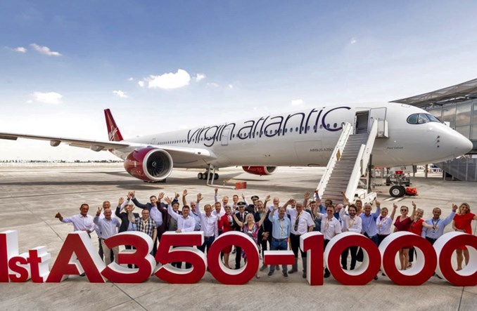 Virgin Atlantic odebrał pierwszego airbusa A350