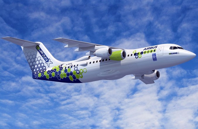 Airbus E-Fan X ma polecieć w 2021 roku Airbus E-Fan X ma polecieć w 2021 roku
