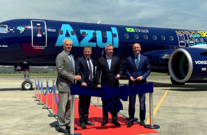 Embraer dostarczył pierwszego E195-E2 do linii AZUL