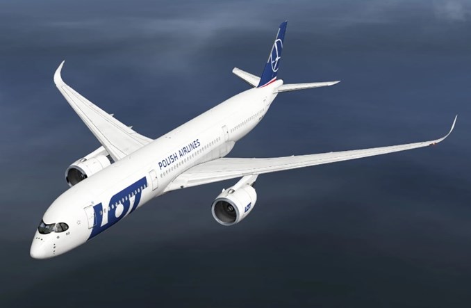 Czy tak mogą wyglądać nowe Airbusy A350 w barwach LOT-u? 
