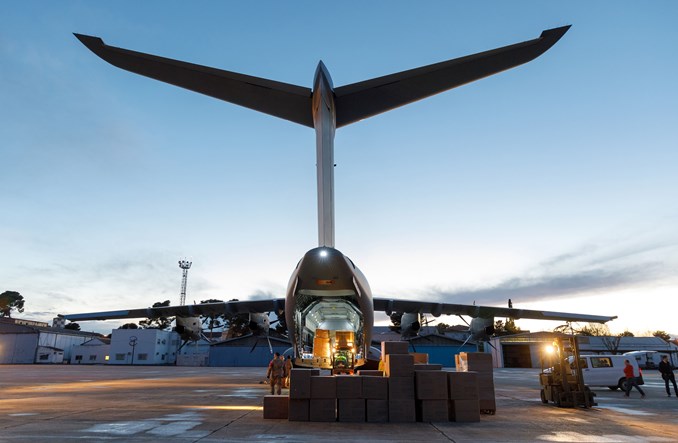 Airbus pomaga Hiszpanii w walce z koronawirusem Airbus pomaga Hiszpanii w walce z koronawirusem