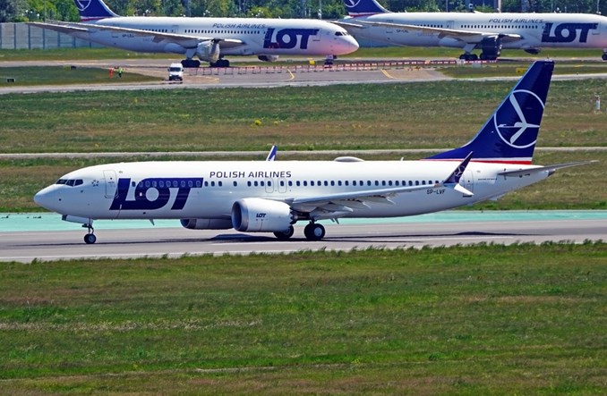 LOT przebazował ostatniego B737 MAX do Lublina LOT przebazował ostatniego B737 MAX do Lublina
