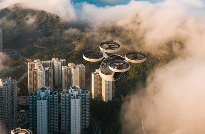 Tak będzie wyglądał pasażerski dron Kite. Ma latać w Chinach 
