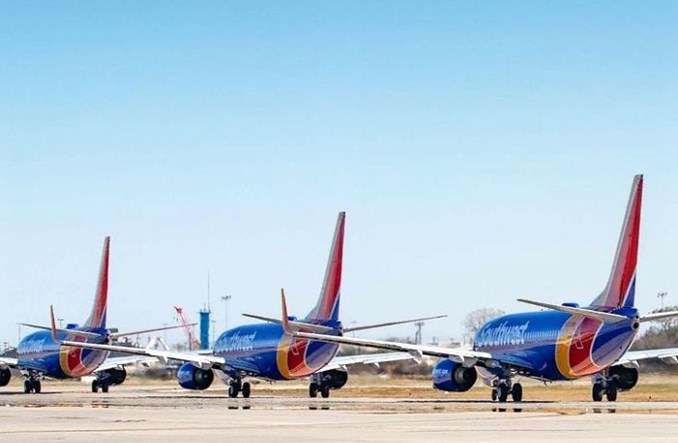 Pierwsza roczna strata Southwest Airlines od 50 lat. 11 marca powrót boeingów 737 MAX 