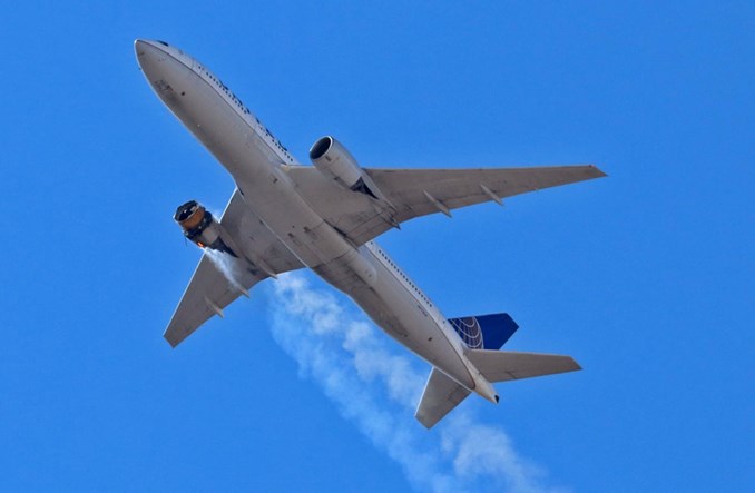 Groźna awaria silnika Pratt & Whitney w B777 linii United Groźna awaria silnika Pratt & Whitney w B777 linii United