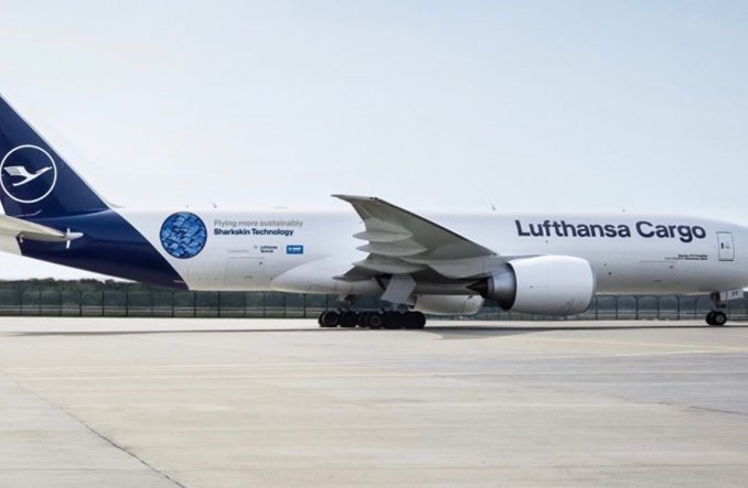 Lufthansa Cargo wyposaży B777F w AeroSHARK i zmniejszy roczne emisje o 11,7 tys. ton