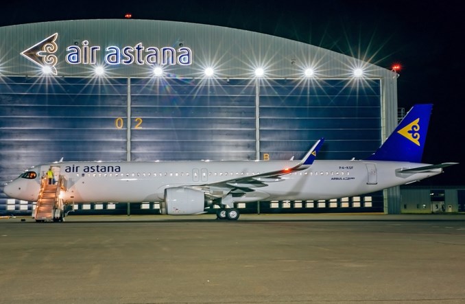 Air Astana odebrała kolejnego airbusa A321LR