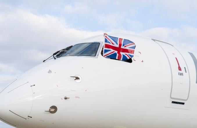 Embraer E190-E2 wykonał pierwszy komercyjny lot na londyńskie City Airport