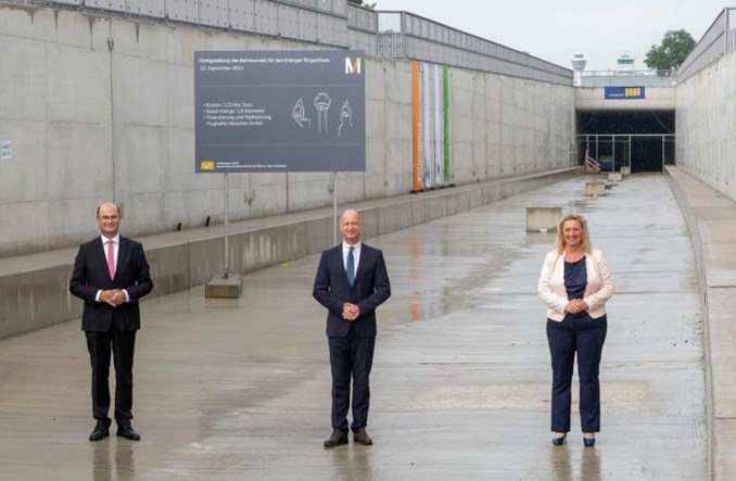 Monachium: Finisz rozbudowy tunelu kolejowego na lotnisku