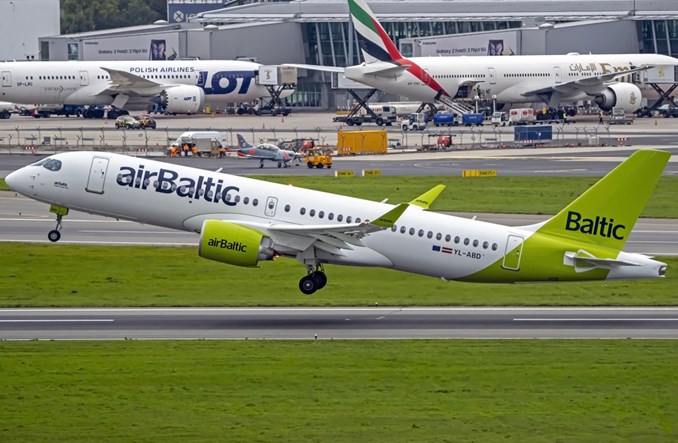 Lipiec prawie dwa razy lepszy niż przed rokiem w airBaltic
