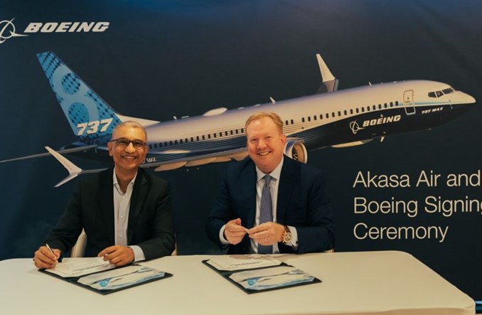 Indyjskie Akasa Air zamówiły 72 boeingi z rodziny 737 MAX