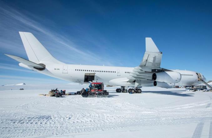 Historyczny lot A340 linii Hi Fly na Antarktydę. "Im chłodniej, tym lepiej"
