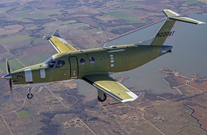 Pierwszy lot techniczny Beechcrafta Denali 