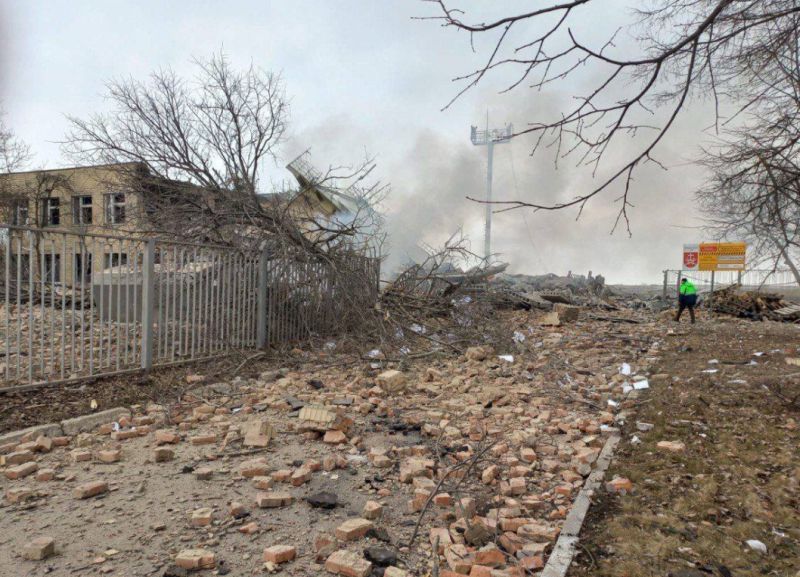 Port lotniczy Winnica w gruzach po ataku rakietowym Rosjan 