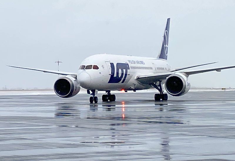 Dreamliner PLL LOT przewiózł uciekających z Ukrainy do Kanady