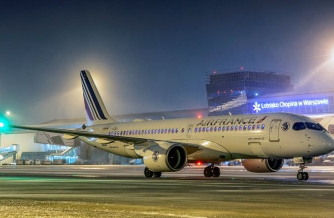 Najnowszy samolot Air France przyleciał do Warszawy