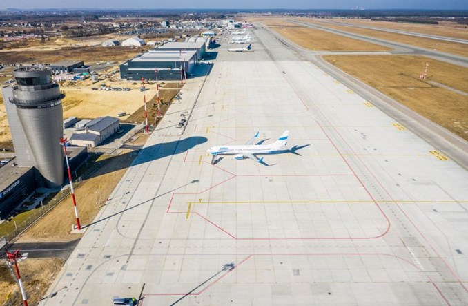 Katowice Airport z nową płytą postojową samolotów