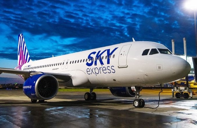 Ekspansja Sky Express w Europie. Więcej lotów na Kretę z Polski