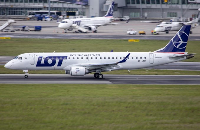 Embraer E190 SP-LMF LOT-u już lata z pasażerami