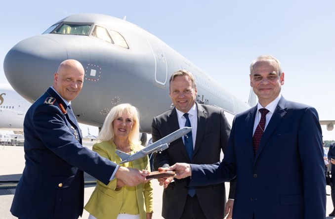 LH Technik przekazuje pierwszego airbusa A321LR niemieckim siłom zbrojnym