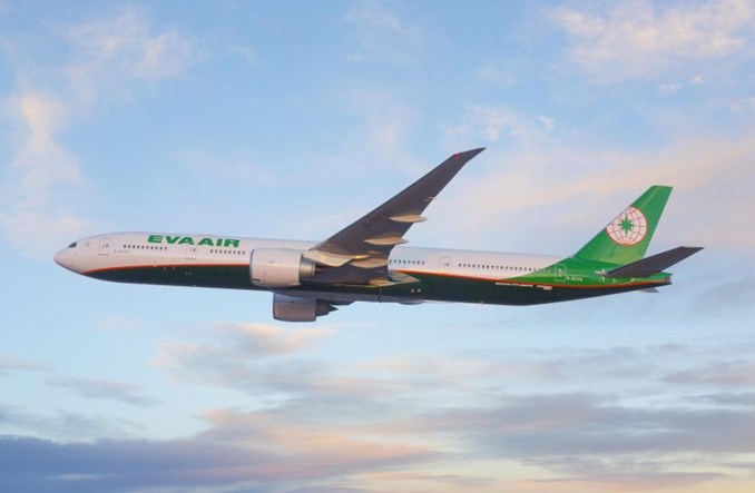 Dwie nowe trasy z Tajwanu do Europy. B777 linii EVA Air dolecą do Włoch i Niemiec