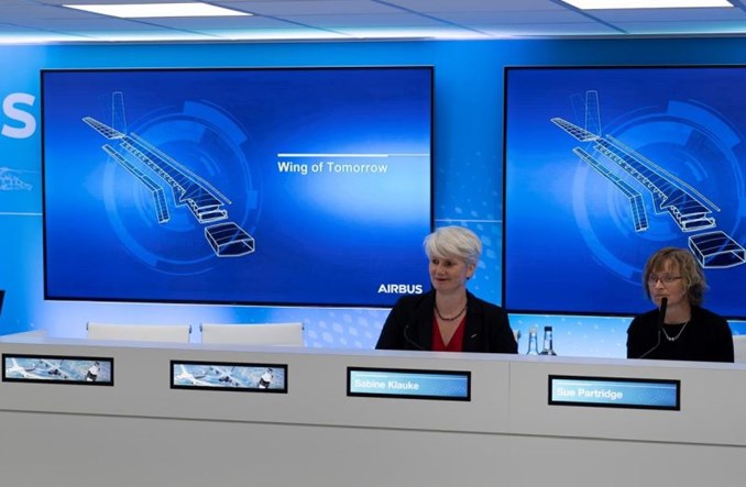Inżynierowie Airbusa skończyli montaż prototypu “skrzydła przyszłości”