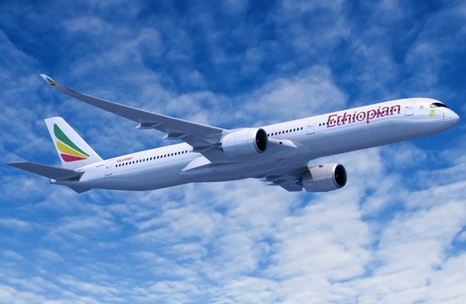 Ethiopian Airlines polecą pierwszym airbusem A350-1000 w Afryce