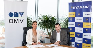OMV i Ryanair podpisały umowę na 160 tys. ton paliwa SAF