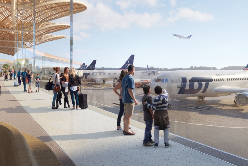 CPK podpisało umowę z Foster + Partners. Master architekt zaprojektuje terminal lotniska i dworzec kolejowy