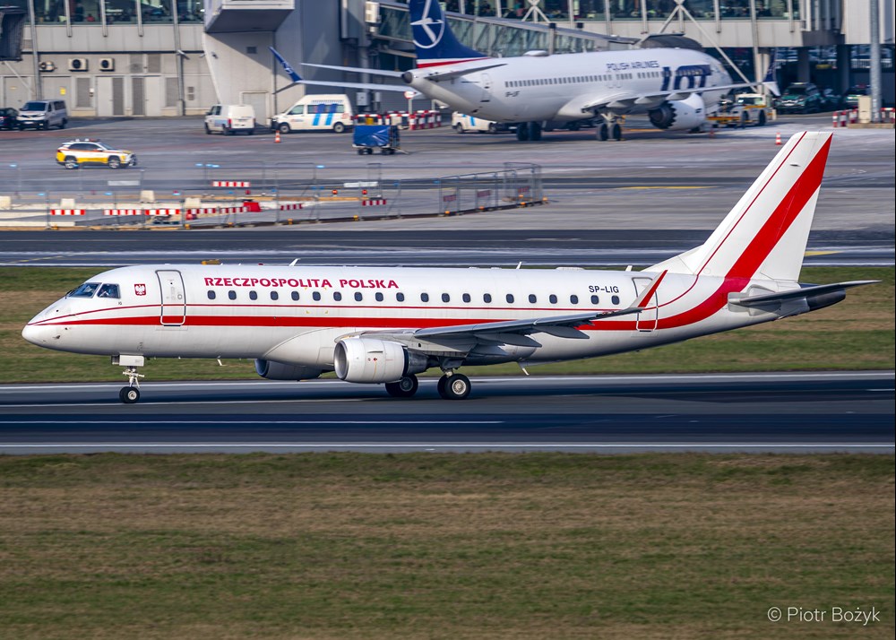 MON przedłużyło leasing Embraerów E175 od PLL LOT
