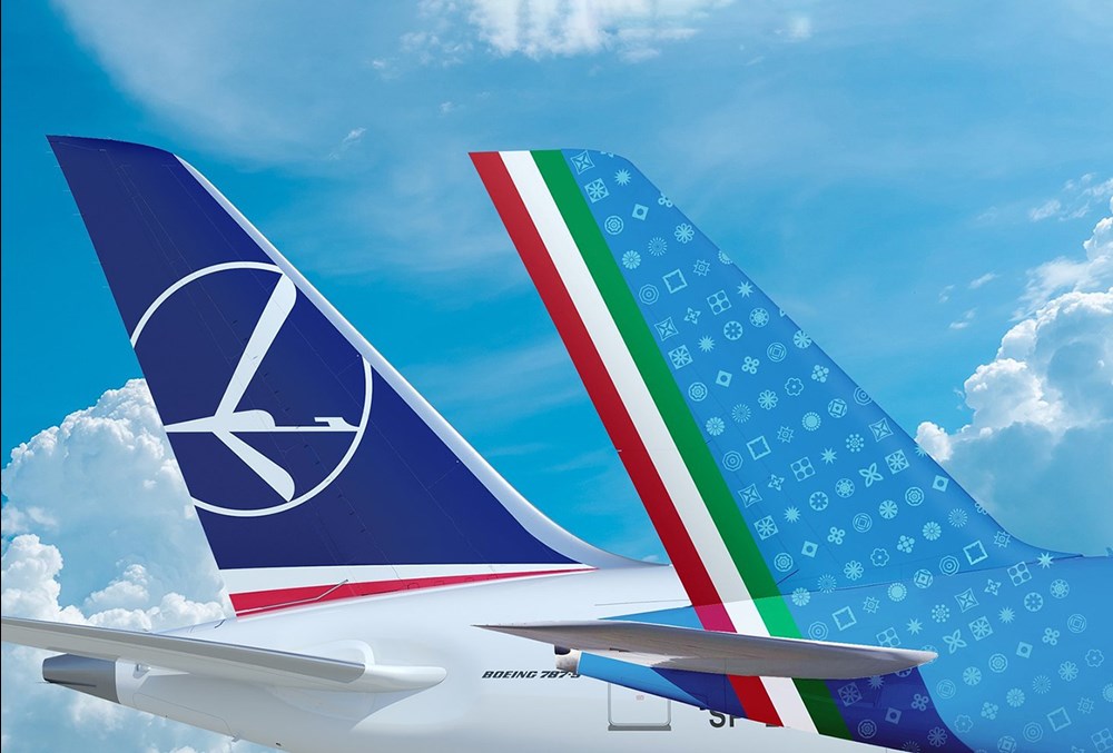 PLL LOT nawiązały współpracę z ITA Airways w formule codeshare