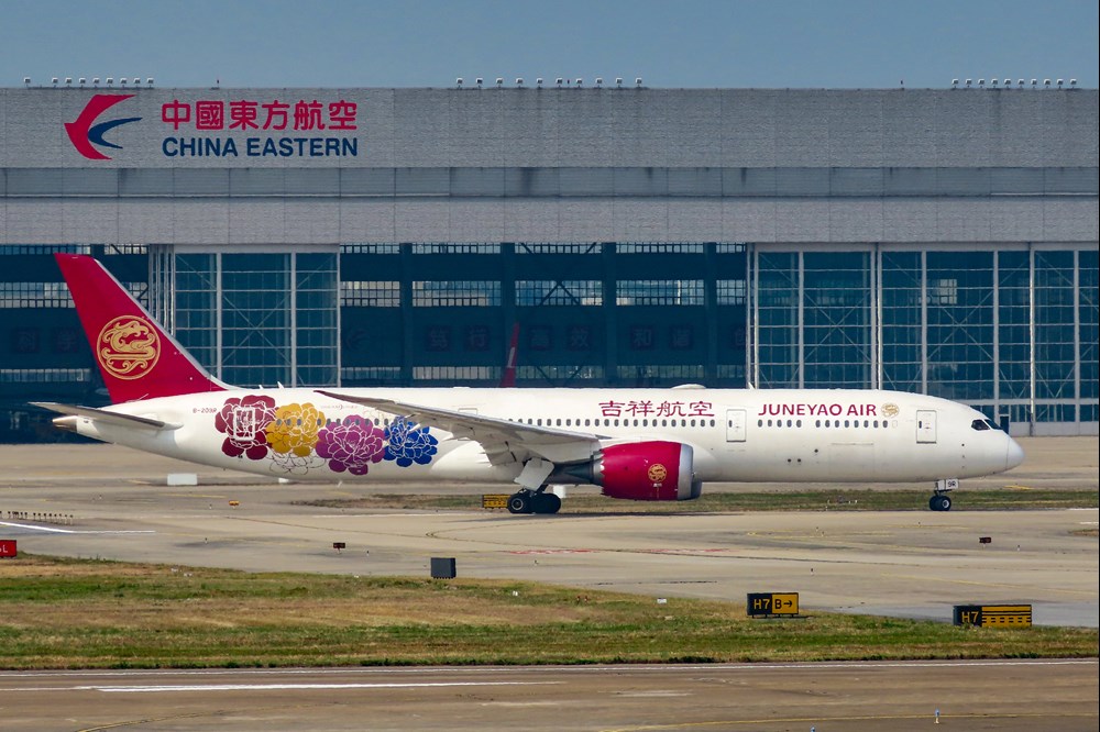 Wojna handlowa. Juneyao Airlines wstrzymują odbiór B787