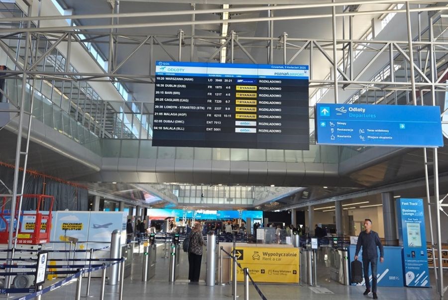 Poznań: Rekordowy marzec w historii lotniska