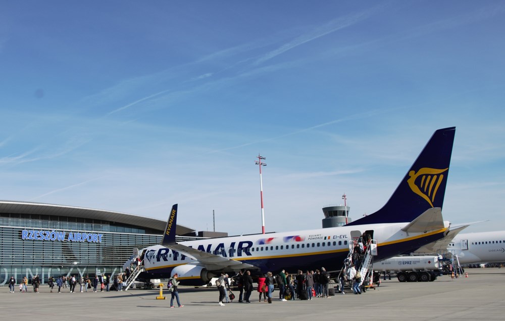 Ryanair w Rzeszowie. Zaplecze finansowe kluczem obsługi 6 mln pasażerów