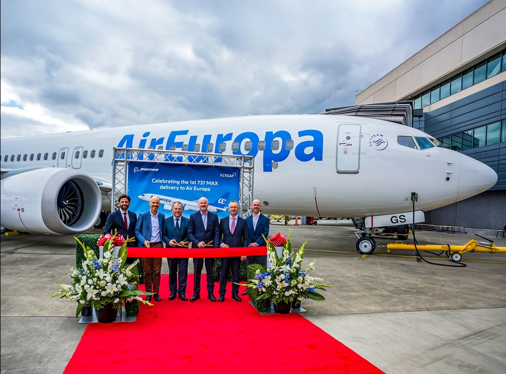 Air Europa odebrały pierwszego boeinga B737 MAX