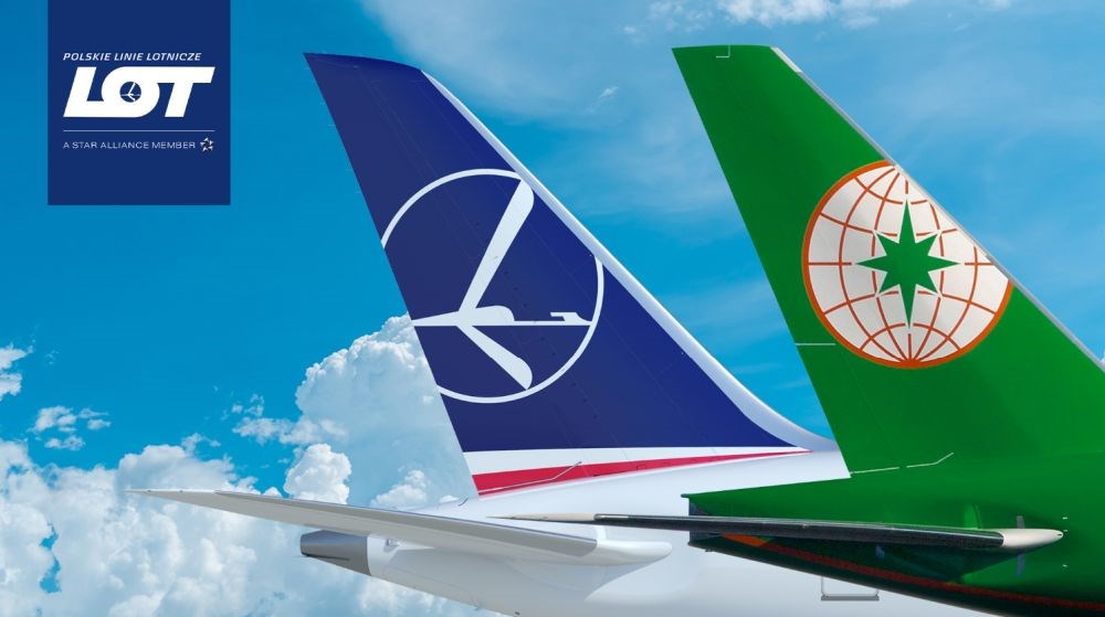 PLL LOT rozpoczęły współpracę codeshare z EVA Air