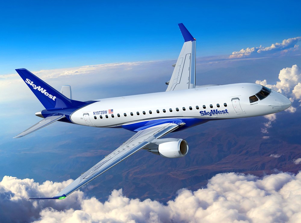 SkyWest zamówiły kolejnych 60 embraerów E175