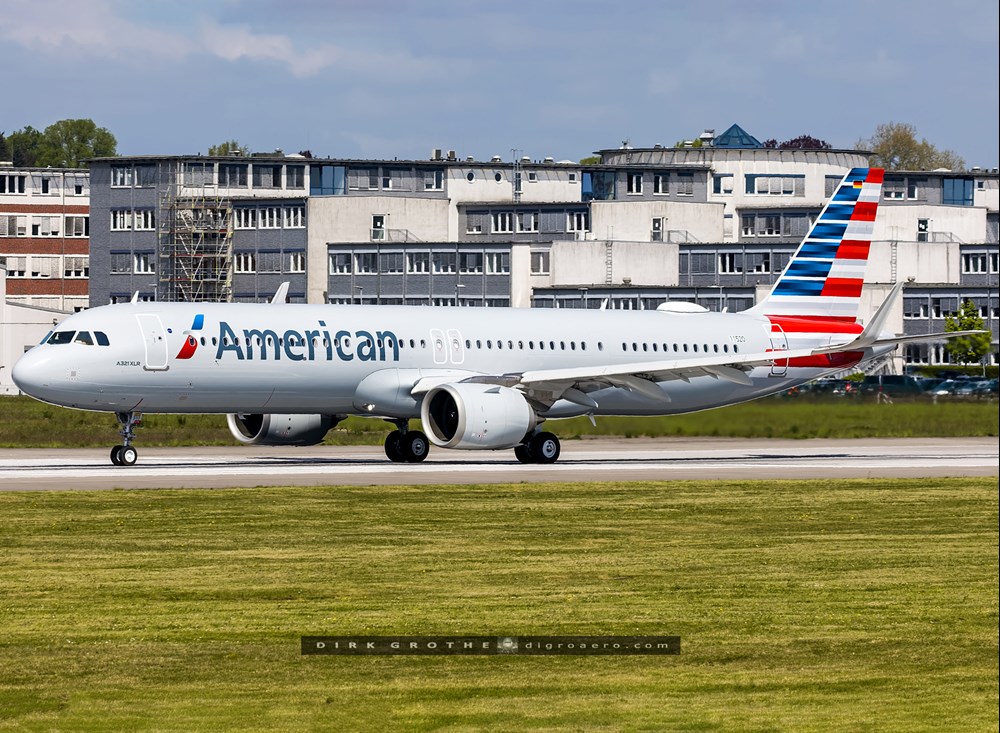 Pierwszy A321XLR American Airlines dostarczony, ale czeka na montaż foteli