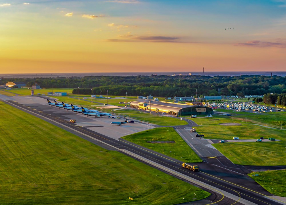 Lotnisko Modlin rośnie. 118-proc. wzrost ruchu w lutym