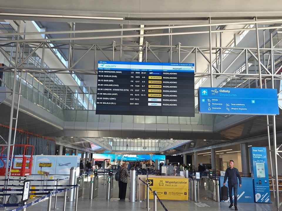 Poznań: Sierpień najlepszym miesiącem w historii lotniska