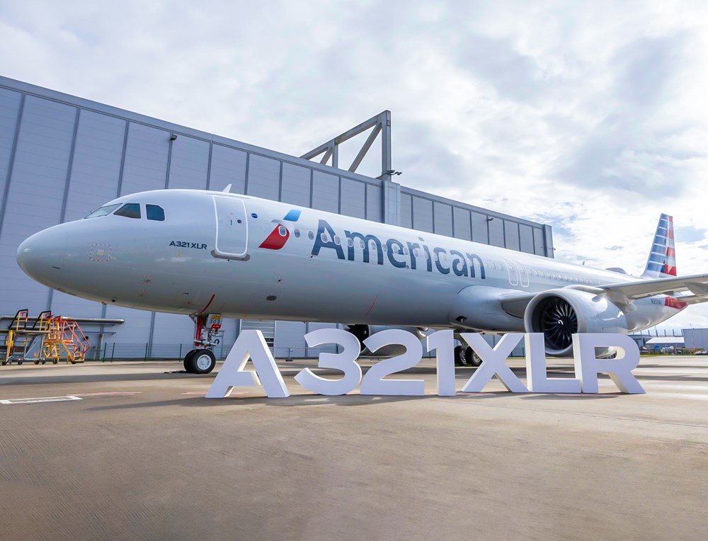 Pierwszy A321XLR American Airlines w końcu poleciał do USA